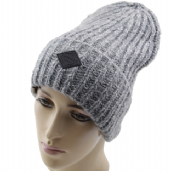 acrylic/cotton/polyester beanie